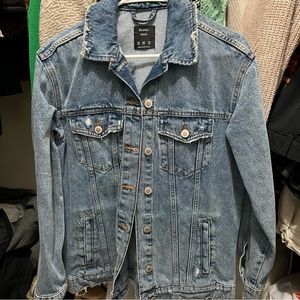 Bershka Oversized Jean jackets Sz XS